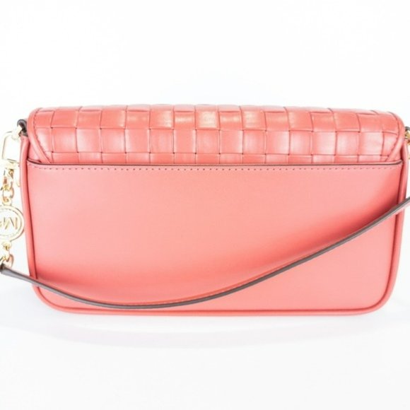 MICHAEL Michael Kors Bradshaw Small Leather Convertible Shoulder Bag -Berry - Picture 7 of 7